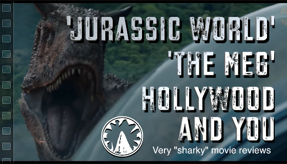 Skyler Thomas takes an ecological approach when reviewing Hollywood's animal-based horror movies, especially Jurassic World, The MEG, and all shark movies in a special edition of Shark Minutes.